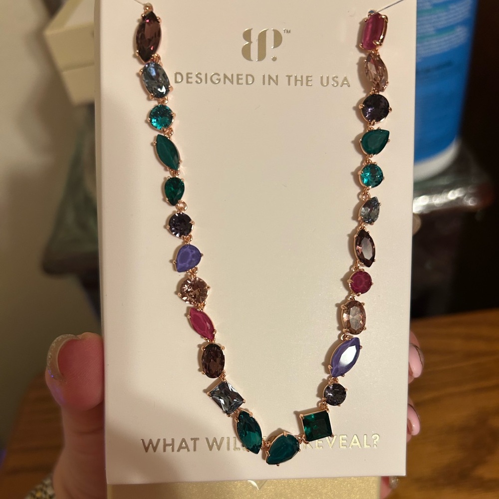Delicious Gems Enchanted Sugarplum Necklace on Rose Gold